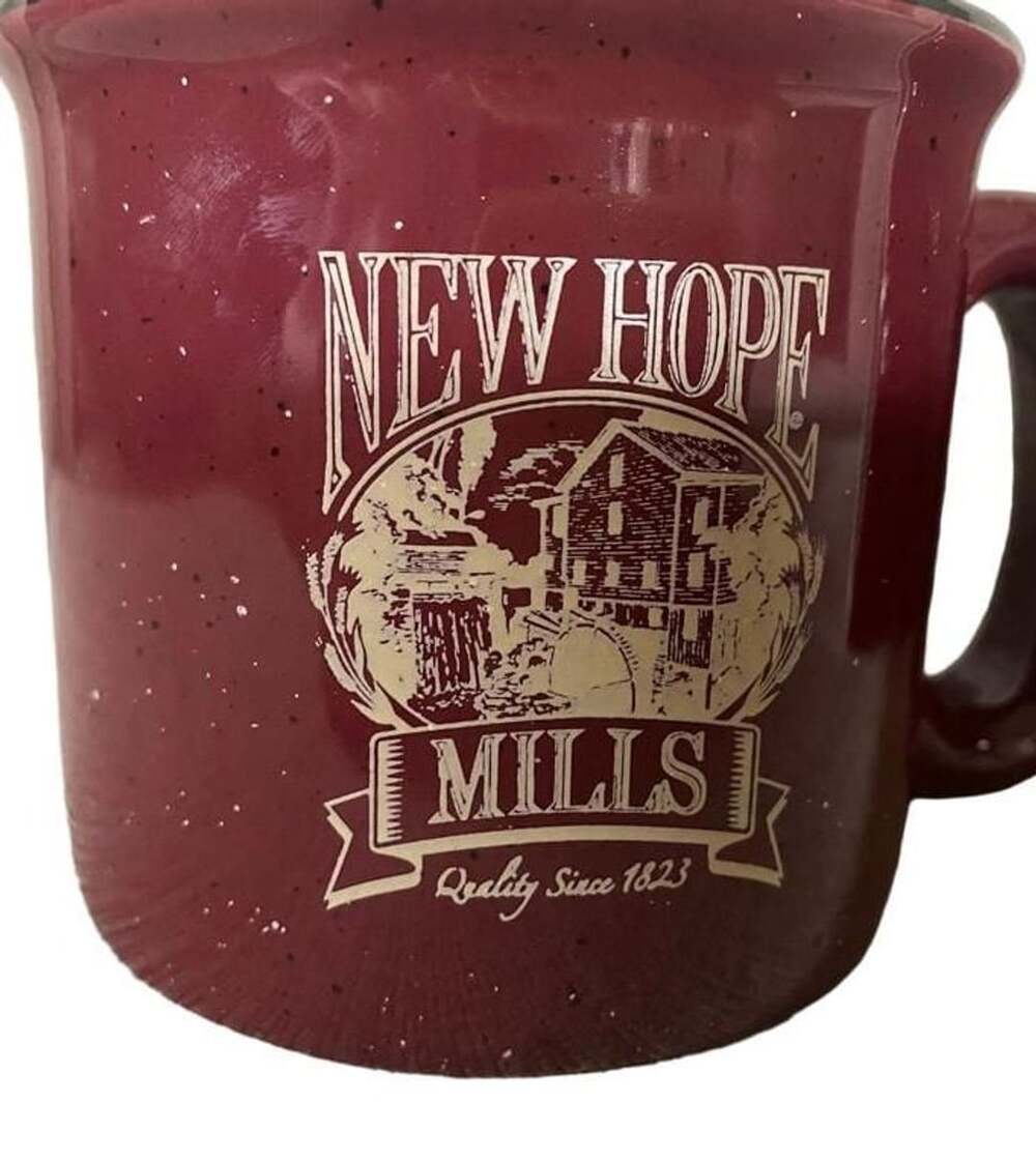 New Hope Mills Burgundy Campfire Coffee Mug Set Of 2